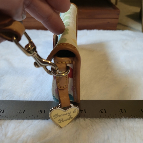 Dooney & Bourke Rainbow Sweatheart Canvas Wristlet - Picture 2 of 6